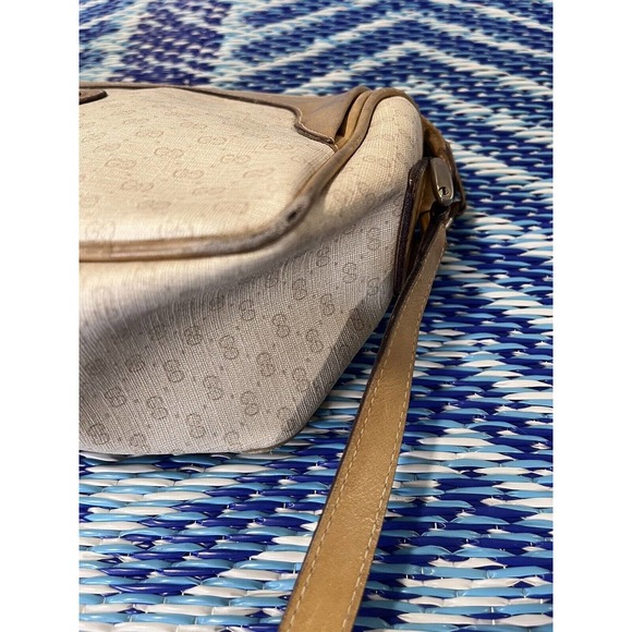 Gucci Monogrammed Canvas Crossbody Bag with Serial Number - Picture 12 of 13